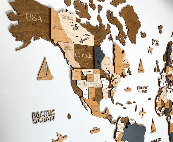Wooden world map, 3d wooden world map, Handmade world map, Eco friendly wooden world map, Wooden world map puzzle, Wooden map with push pins