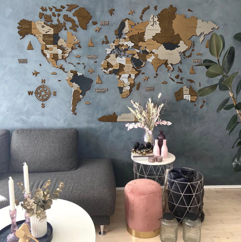 Wooden world map Coffee, 3d wooden world map Coffee, Handmade world map Coffee, Eco friendly wooden world map Coffee, Wooden world map puzzle Coffee, Wooden map with push pins Coffee