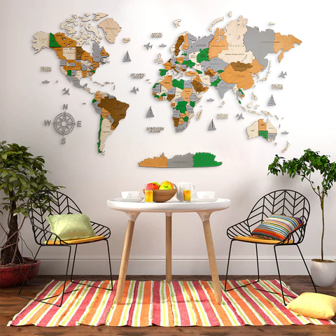 Wooden world map Oasis, 3d wooden world map Oasis, Handmade world map Oasis, Eco friendly wooden world map Oasis, Wooden world map puzzle Oasis, Wooden map with push pins Oasis