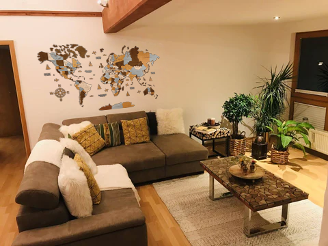 Wooden world map Sahara, 3d wooden world map Sahara, Handmade world map Sahara, Eco friendly wooden world map Sahara, Wooden world map puzzle Sahara, Wooden map with push pins Sahara