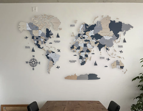 Wooden world map Alaska, 3d wooden world map Alaska, Handmade world map Alaska, Eco friendly wooden world map Alaska, Wooden world map puzzle Alaska, Wooden map with push pins Alaska
