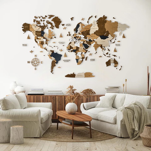 Wooden world map Coffee, 3d wooden world map Coffee, Handmade world map Coffee, Eco friendly wooden world map Coffee, Wooden world map puzzle Coffee, Wooden map with push pins Coffee