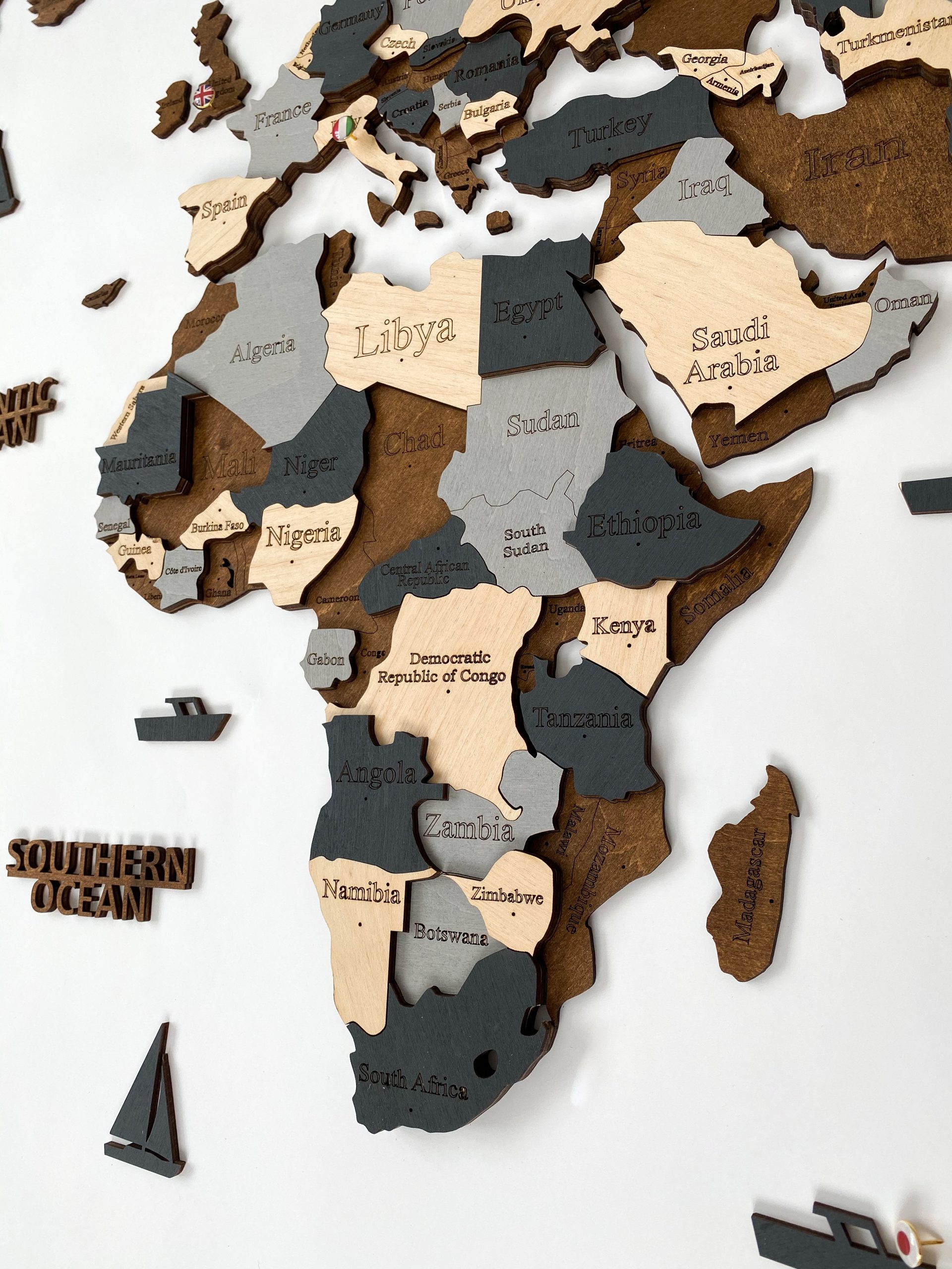 Wooden world map Sky, 3d wooden world map Sky, Handmade world map Sky, Eco friendly wooden world map Sky, Wooden world map puzzle Sky, Wooden map with push pins Sky