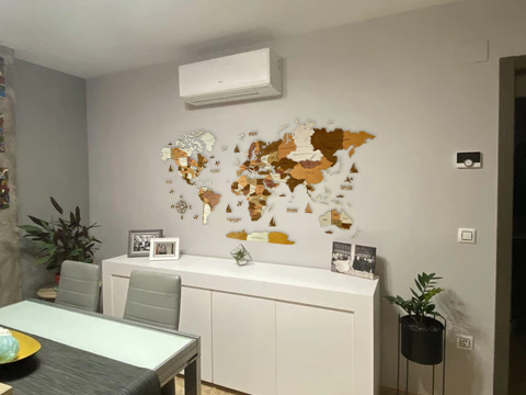 Wooden world map California, 3d wooden world map California, Handmade world map California, Eco friendly wooden world map California, Wooden world map puzzle California, Wooden map with push pins California